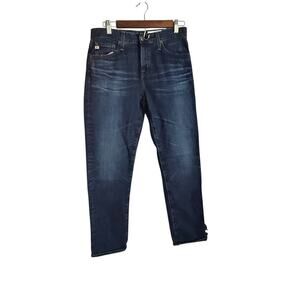 AG Adriano Goldschmied The Legging Ankle Jeans Size 27 Dark Wash Stretch Denim